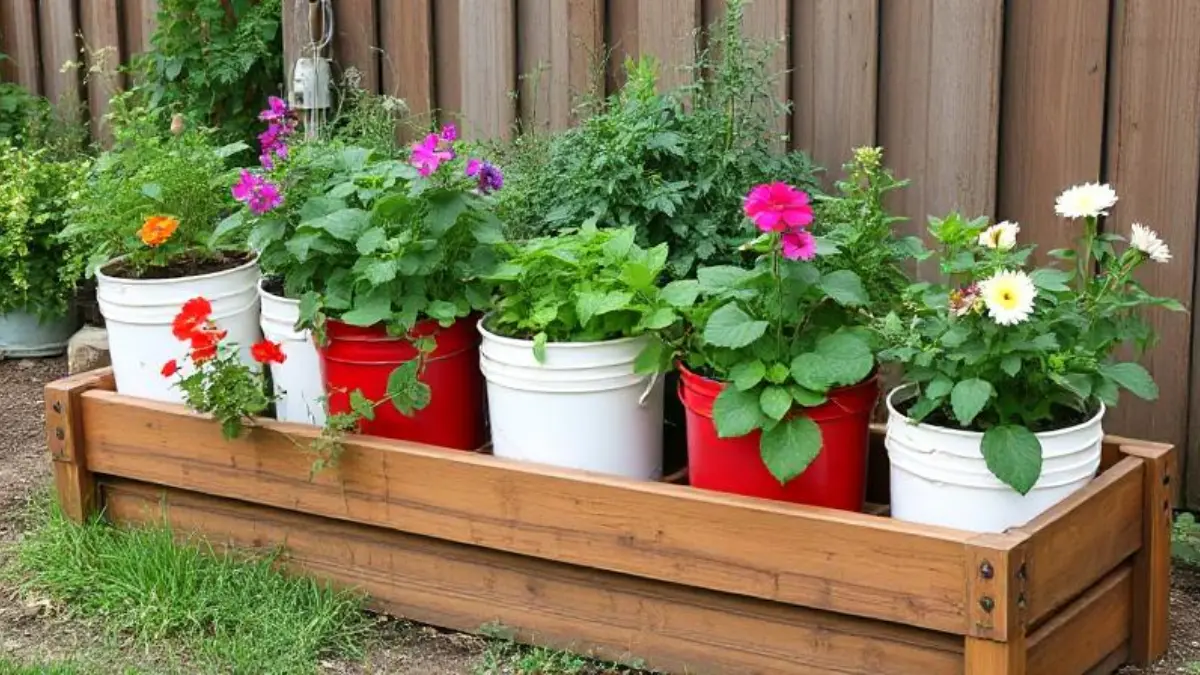 5 Gallon Bucket Gardening to Grow Big in Small Spaces - Bluenose Blooms  Home  Garden