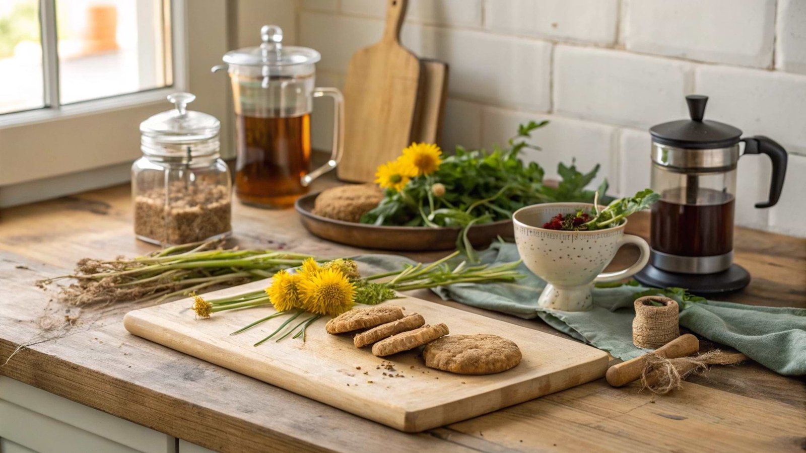 Roasted Dandelion Root Caffeine-Free Coffee Recipe